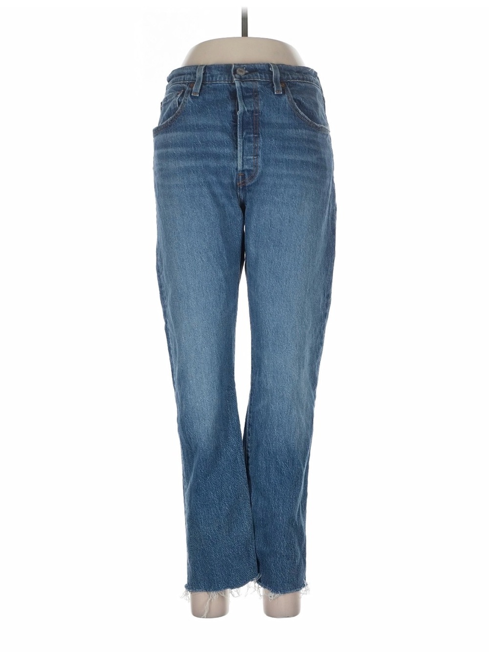 Levi's Women's 501 Straight Leg Jeans in Medium Blue Wash